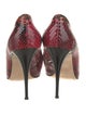 Giuseppe Zanotti Snakeskin Animal Print Pumps
