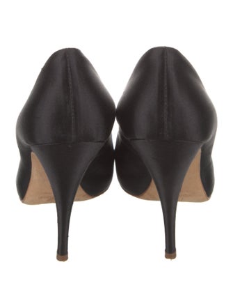 Giuseppe Zanotti Satin Crystal Embellishments Pumps