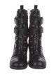 Giuseppe Zanotti Embossed Leather Combat Boots