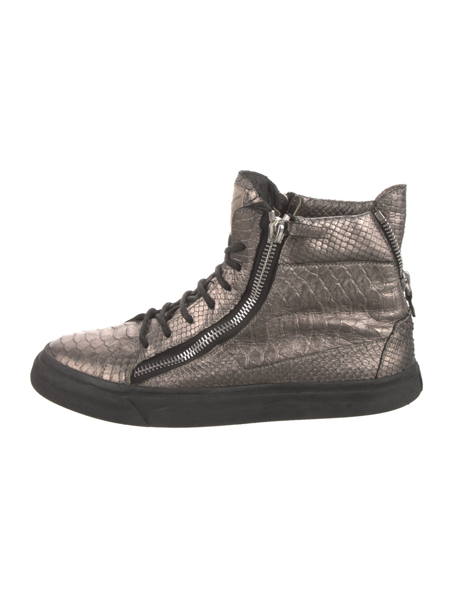 Giuseppe Zanotti Snakeskin Animal Print Sneakers