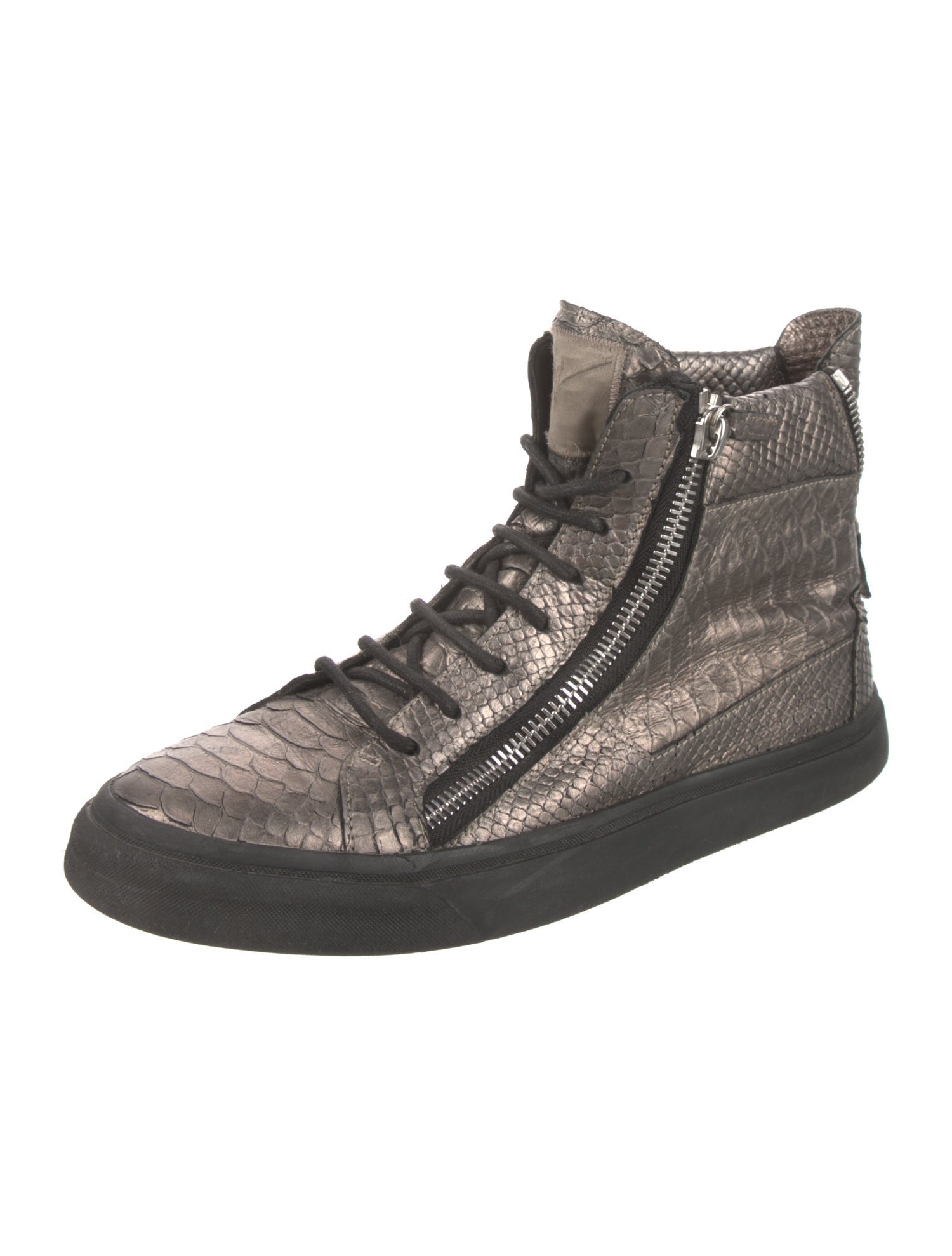 Giuseppe Zanotti Snakeskin Animal Print Sneakers