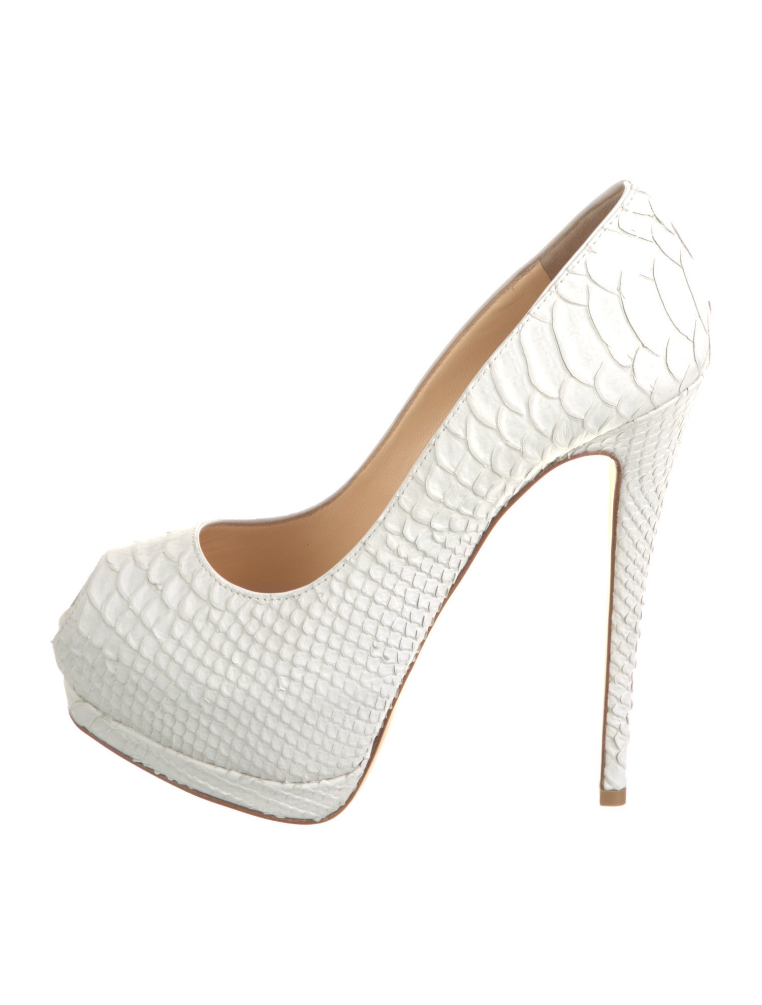 Giuseppe Zanotti Python Animal Print Pumps