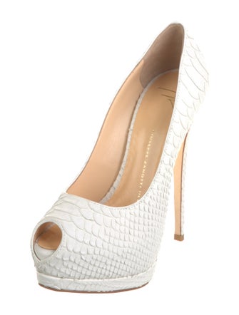 Giuseppe Zanotti Python Animal Print Pumps