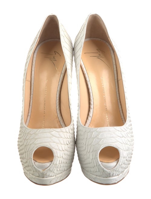 Giuseppe Zanotti Python Animal Print Pumps
