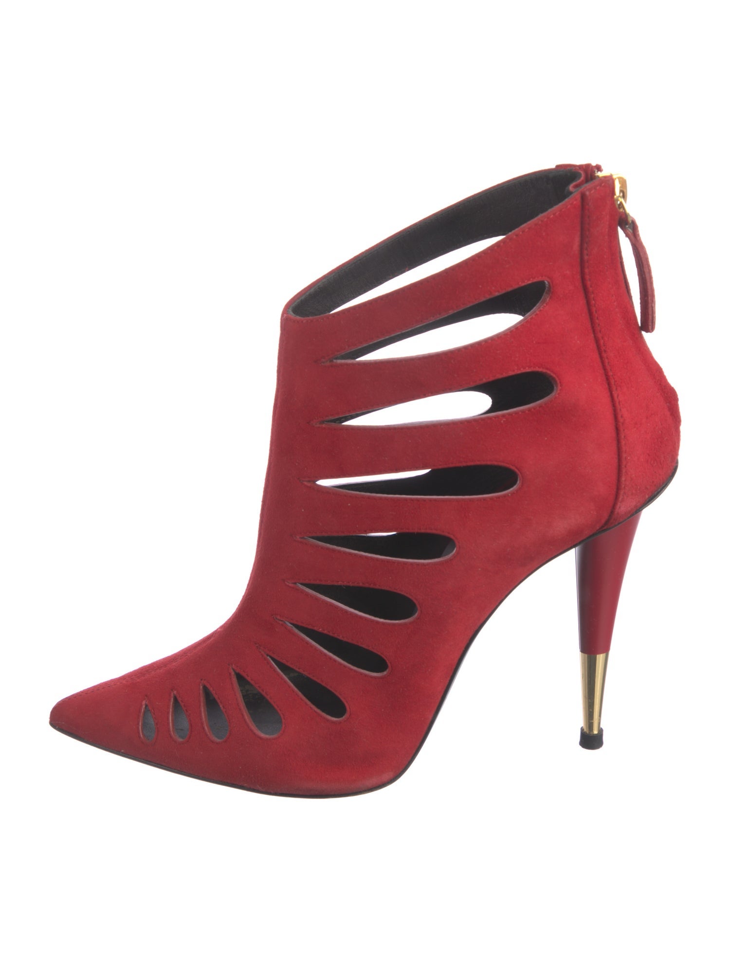 Giuseppe Zanotti Suede Cutout Accent Boots