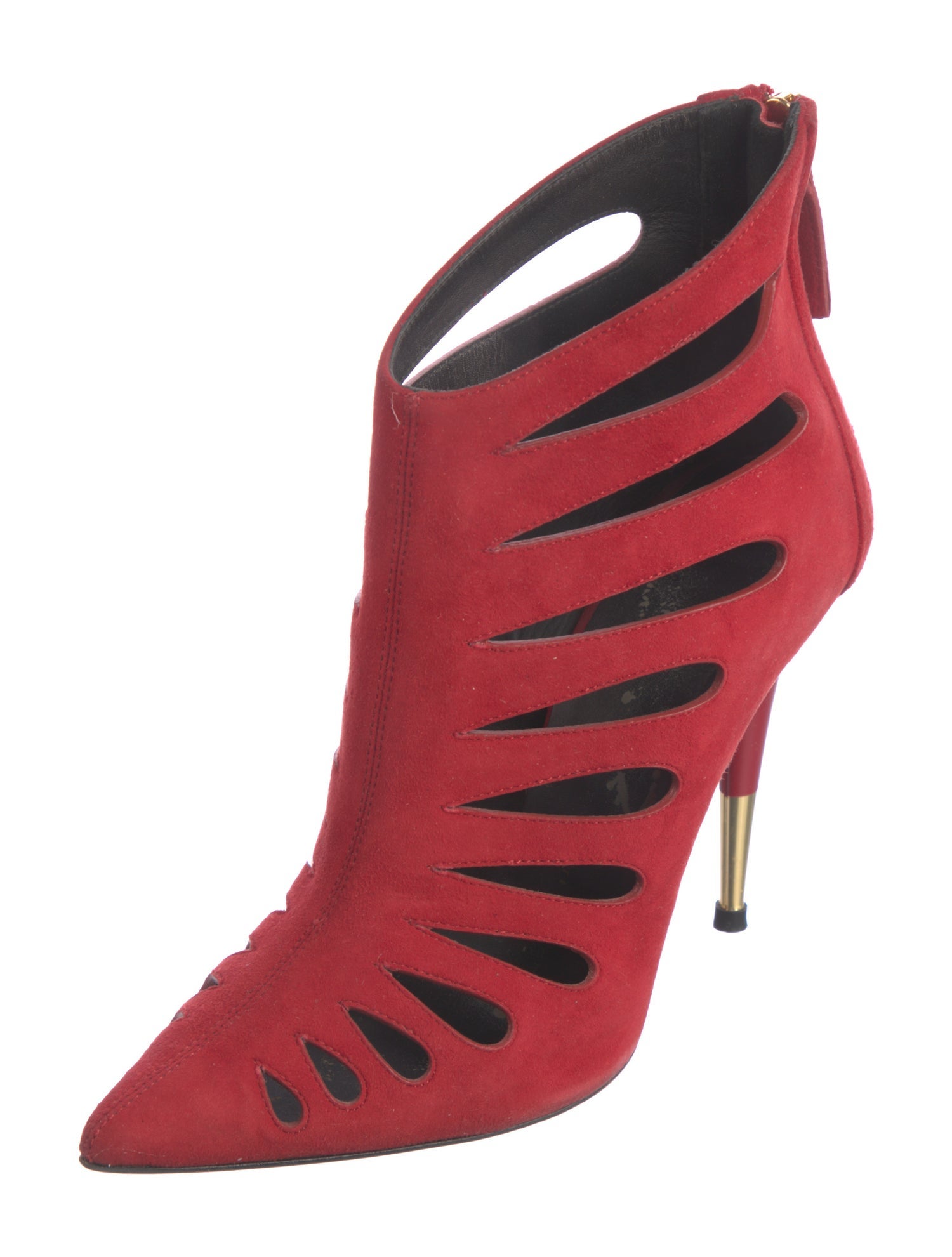 Giuseppe Zanotti Suede Cutout Accent Boots