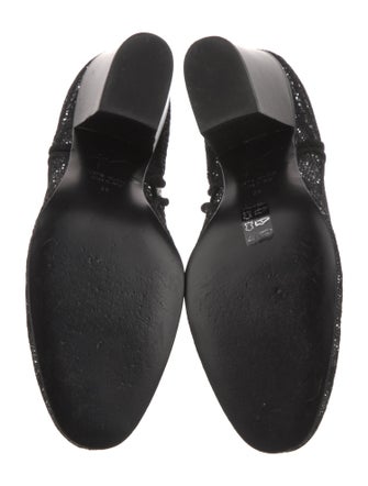 Giuseppe Zanotti Printed Glitter Accents Boots