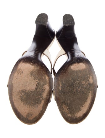 Giuseppe Zanotti Leather Crystal Embellishments Slides