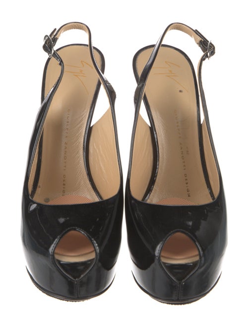 Giuseppe Zanotti Patent Leather Slingback Pumps