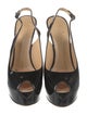 Giuseppe Zanotti Patent Leather Slingback Pumps