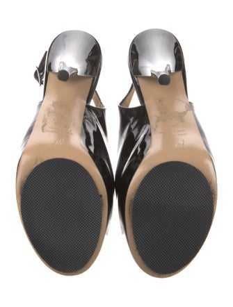 Giuseppe Zanotti Patent Leather Slingback Pumps