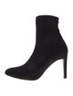 Giuseppe Zanotti Velvet Glitter Accents Sock Boots