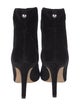 Giuseppe Zanotti Velvet Glitter Accents Sock Boots