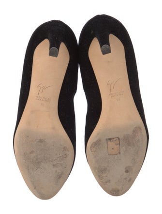 Giuseppe Zanotti Velvet Glitter Accents Sock Boots