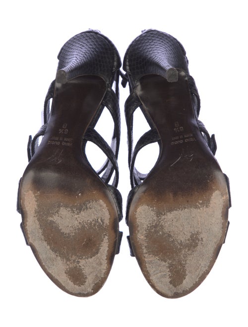 Giuseppe Zanotti Embossed Leather Gladiator Sandals