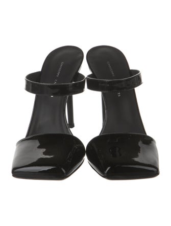 Giuseppe Zanotti Patent Leather Mules