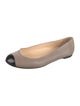 Giuseppe Zanotti Leather Colorblock Pattern Ballet Flats