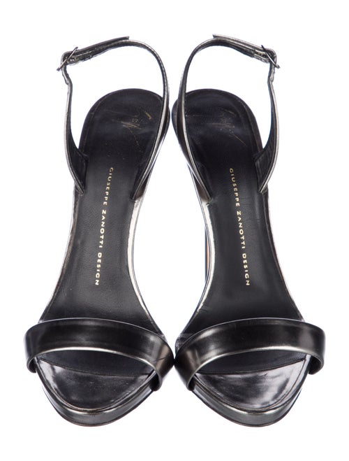 Giuseppe Zanotti Patent Leather Slingback Sandals
