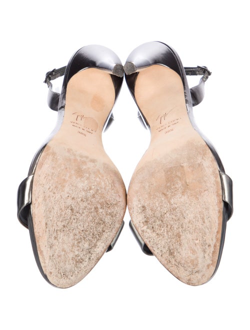 Giuseppe Zanotti Patent Leather Slingback Sandals