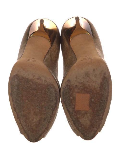 Giuseppe Zanotti Leather Crystal Embellishments Pumps