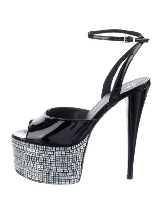 Giuseppe Zanotti Patent Leather Sandals