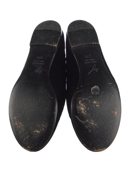 Giuseppe Zanotti Velvet Tassel Accents Loafers