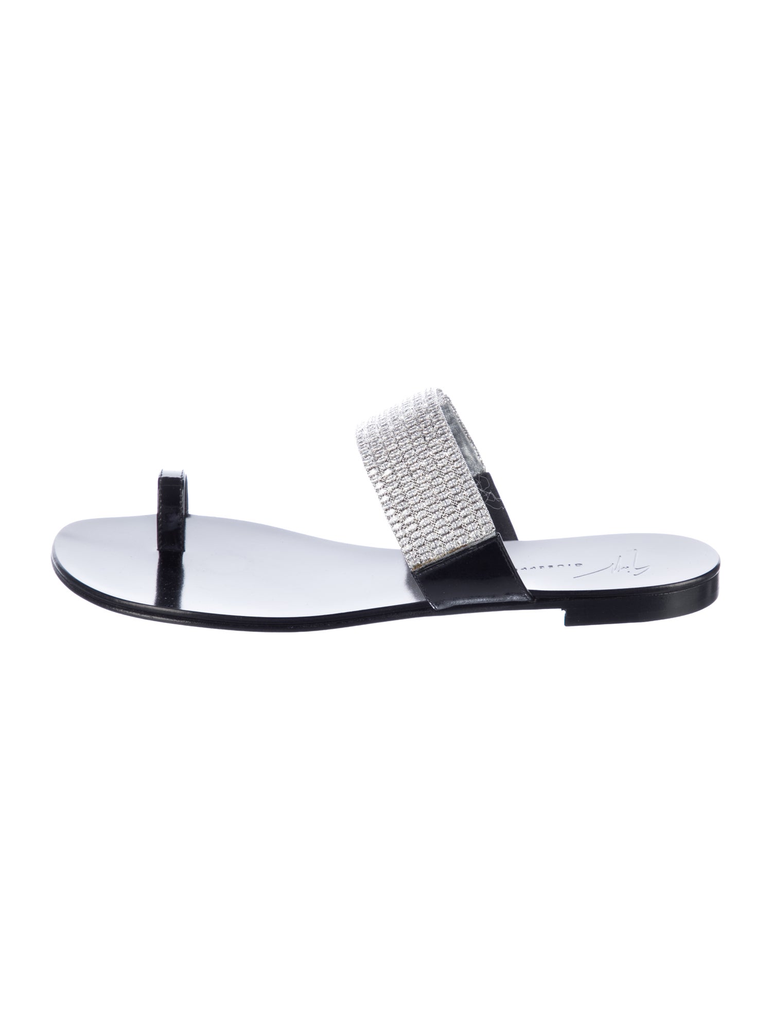 Giuseppe Zanotti Leather Slides w/ Tags