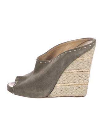 Giuseppe Zanotti Suede Braided Accents Mules