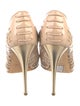 Giuseppe Zanotti Leather Lasercut Accents Pumps