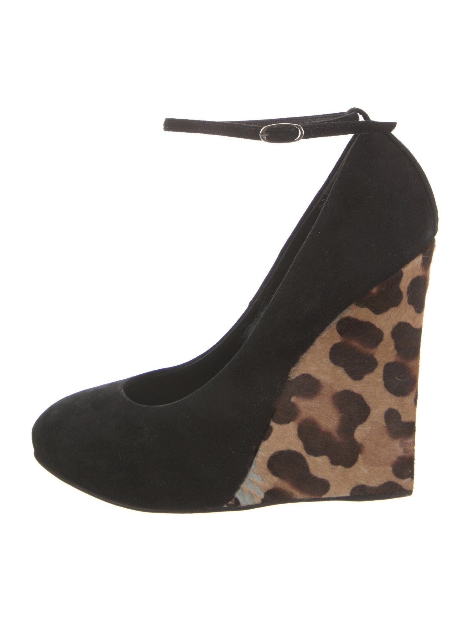 Giuseppe Zanotti Suede Animal Print Pumps