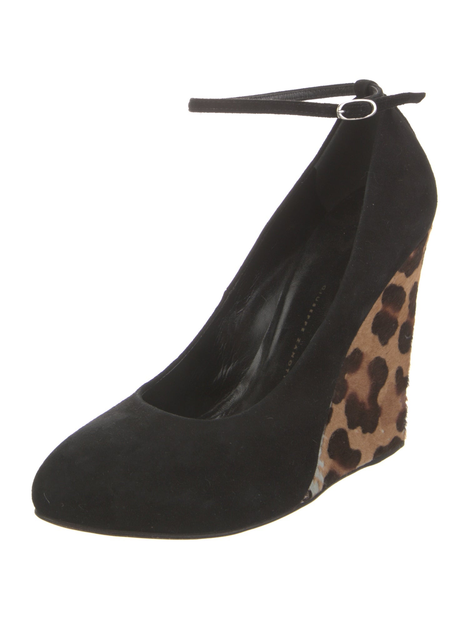 Giuseppe Zanotti Suede Animal Print Pumps