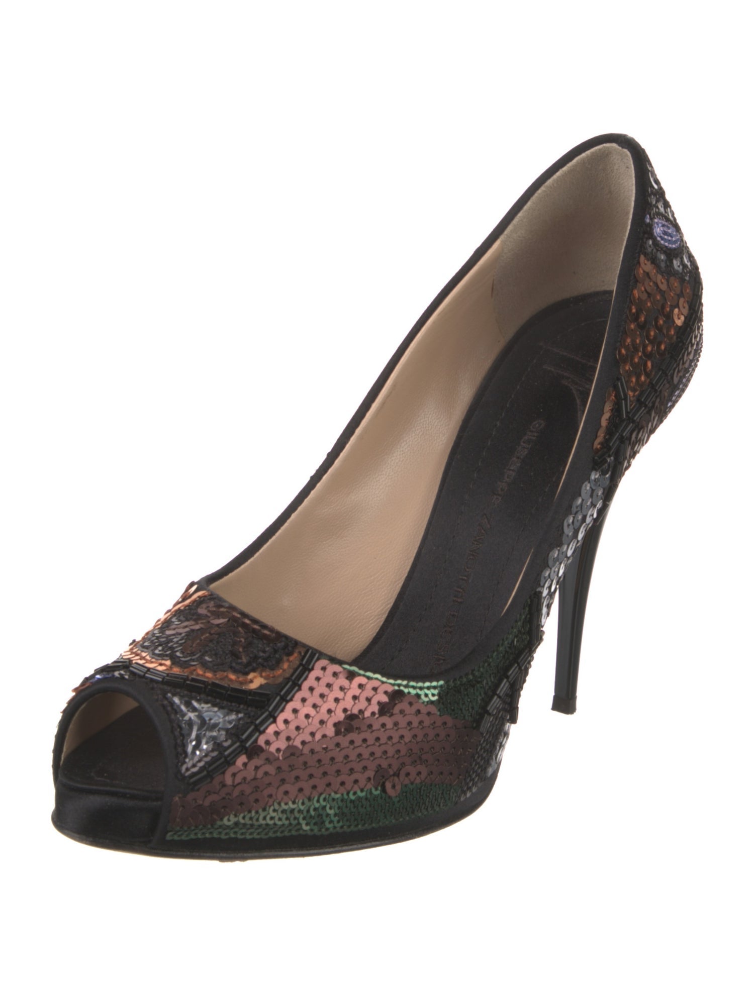 Giuseppe Zanotti Sequins Patterned Pumps