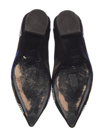 Giuseppe Zanotti Suede Printed Flats