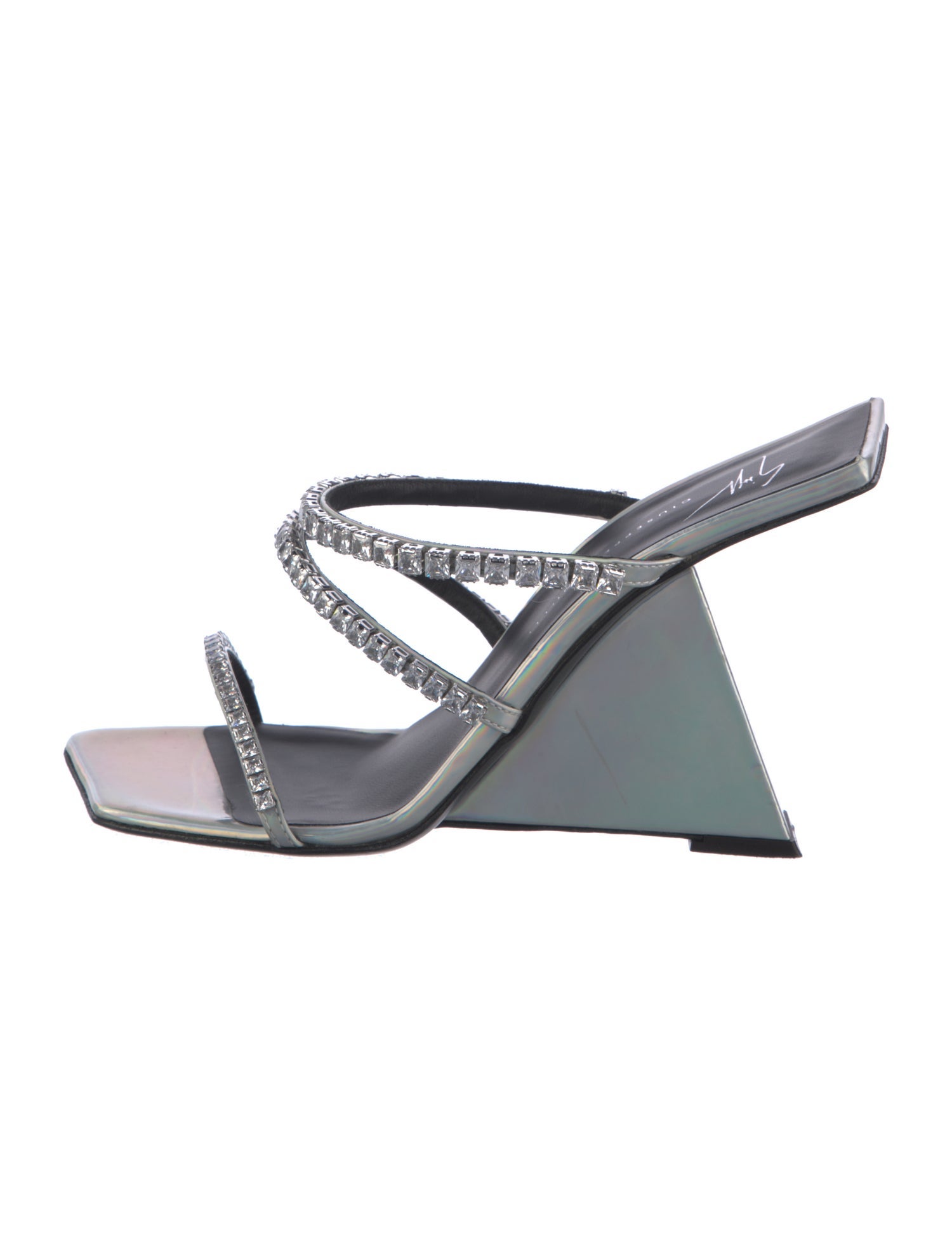 Giuseppe Zanotti Patent Leather Printed Slides