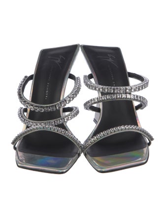 Giuseppe Zanotti Patent Leather Printed Slides