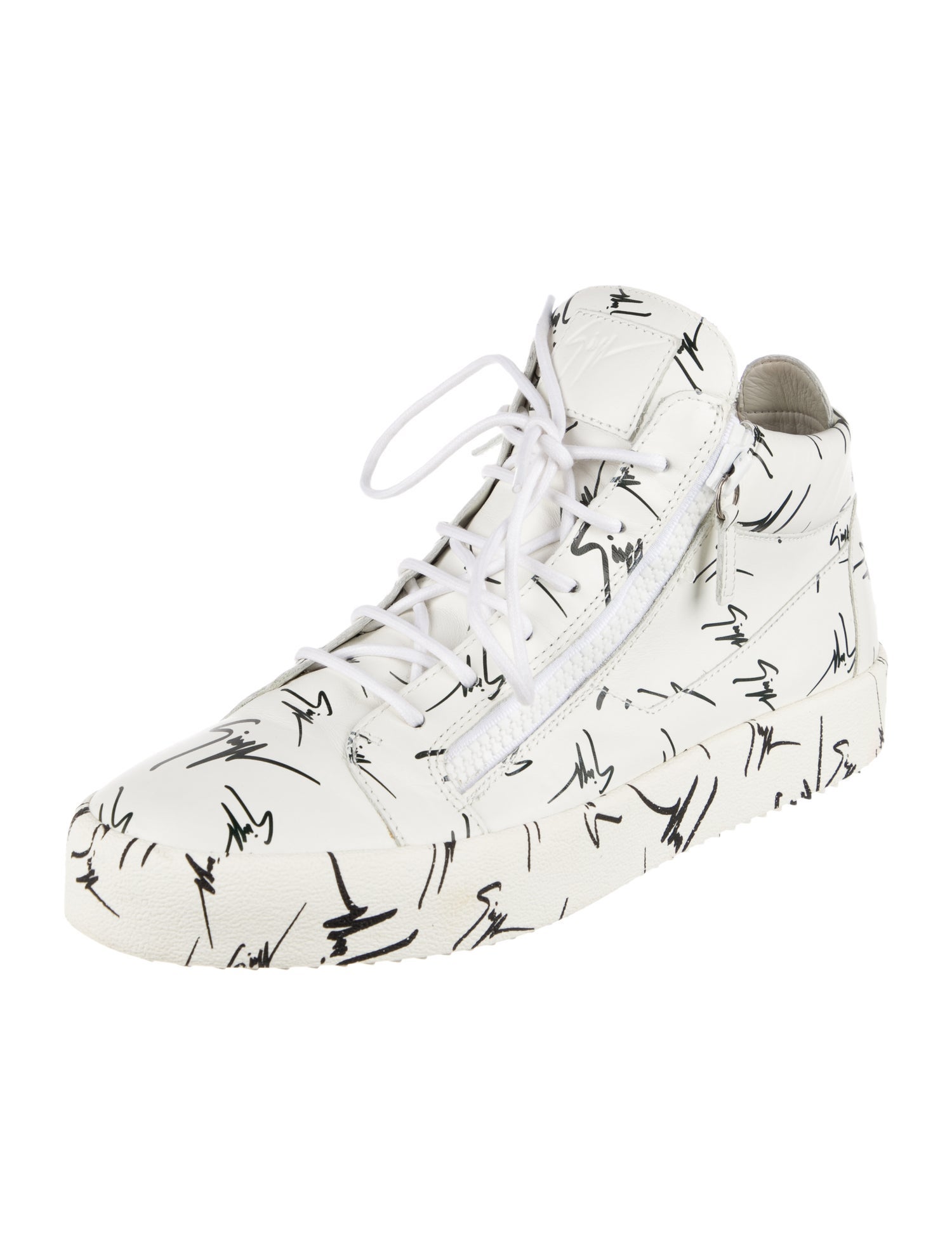 Giuseppe Zanotti Leather Printed Sneakers