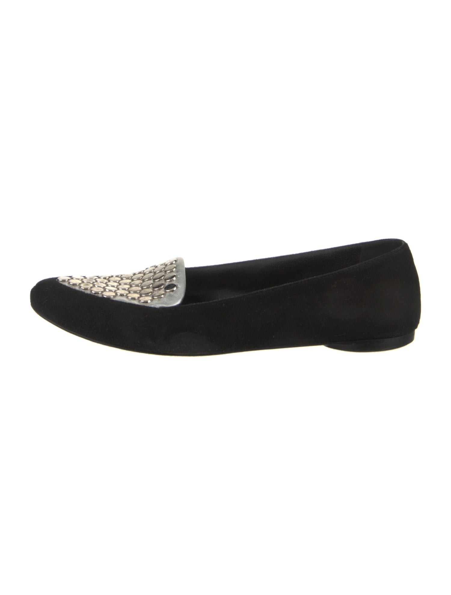 Giuseppe Zanotti Suede Studded Accents Loafers