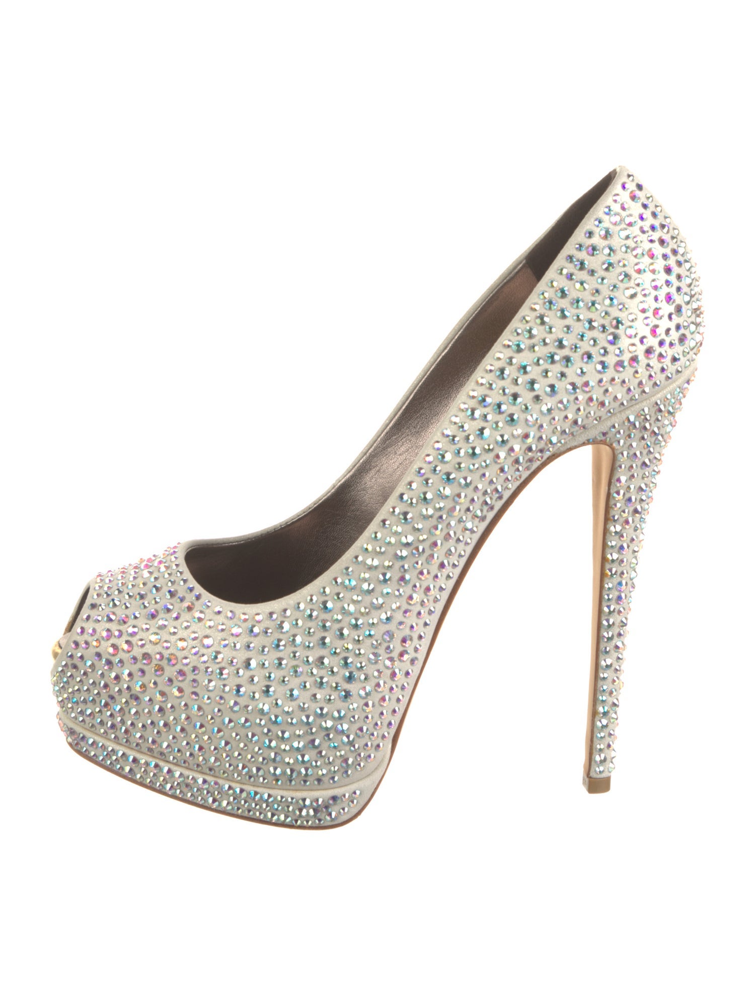 Giuseppe Zanotti Crystal Crystal Embellishments Pumps
