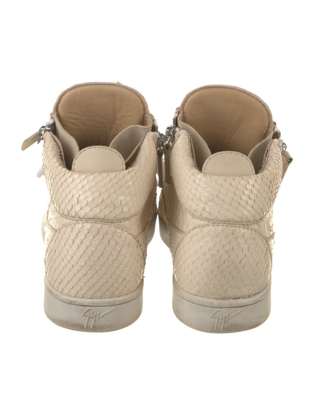 Giuseppe Zanotti Python High Top Wedge Sneakers N… - image 4