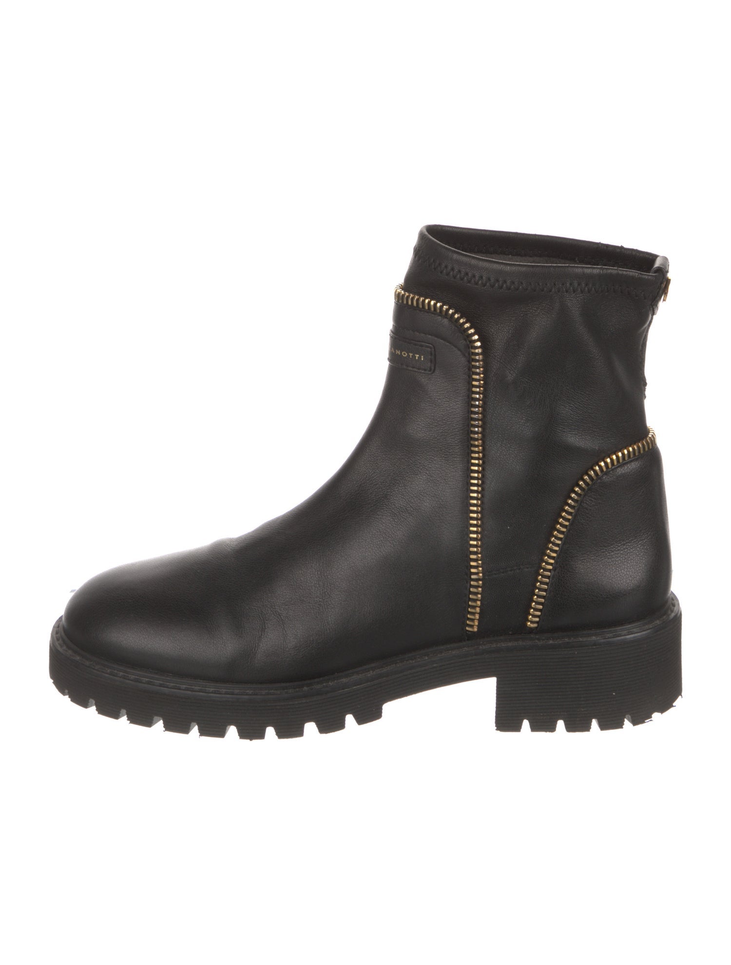Giuseppe Zanotti Leather Moto Boots