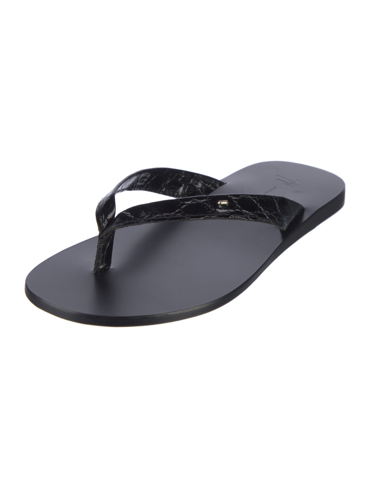 Giuseppe Zanotti Leather Flip Flops