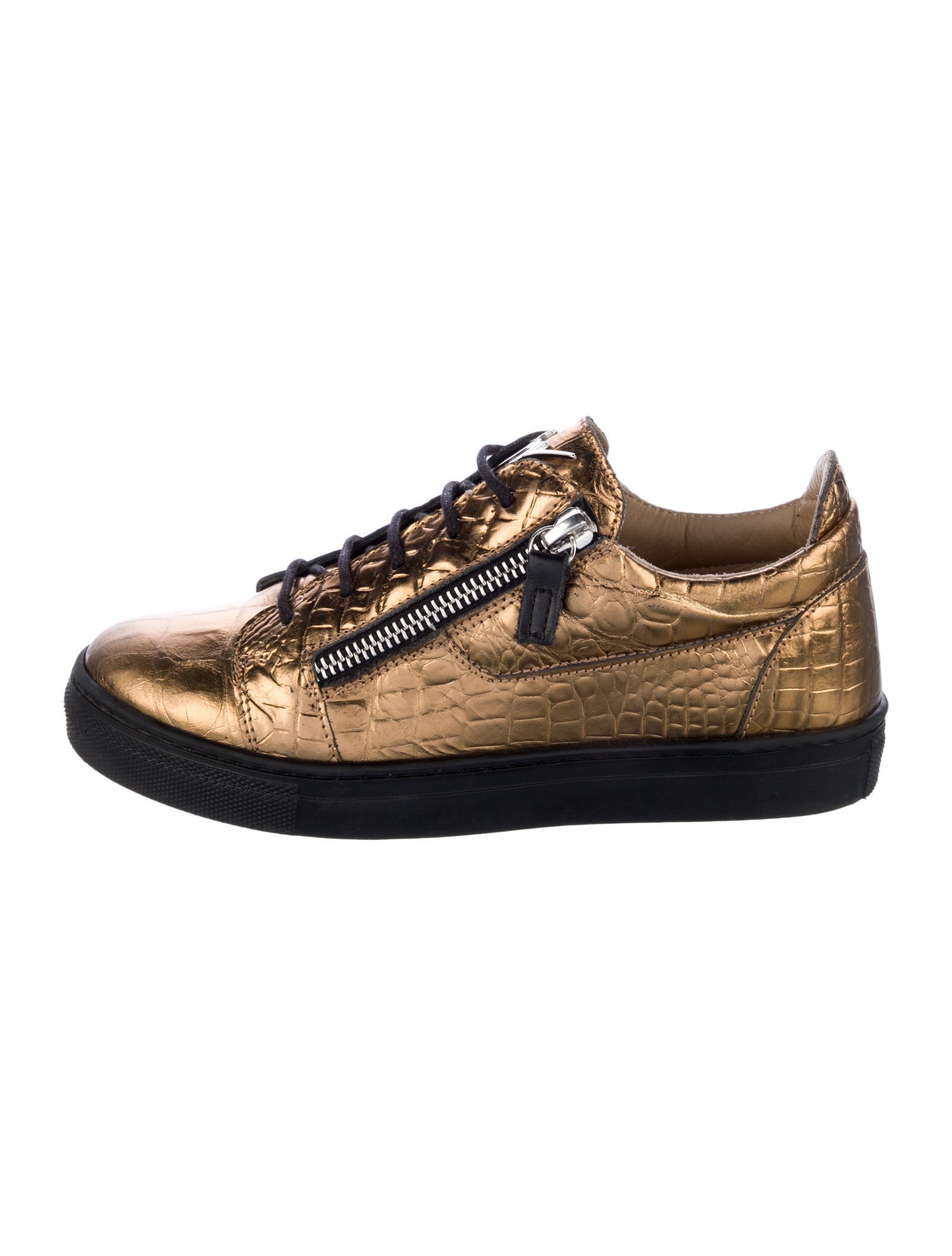 Giuseppe Zanotti Girls' Leather Low Top Sneakers
