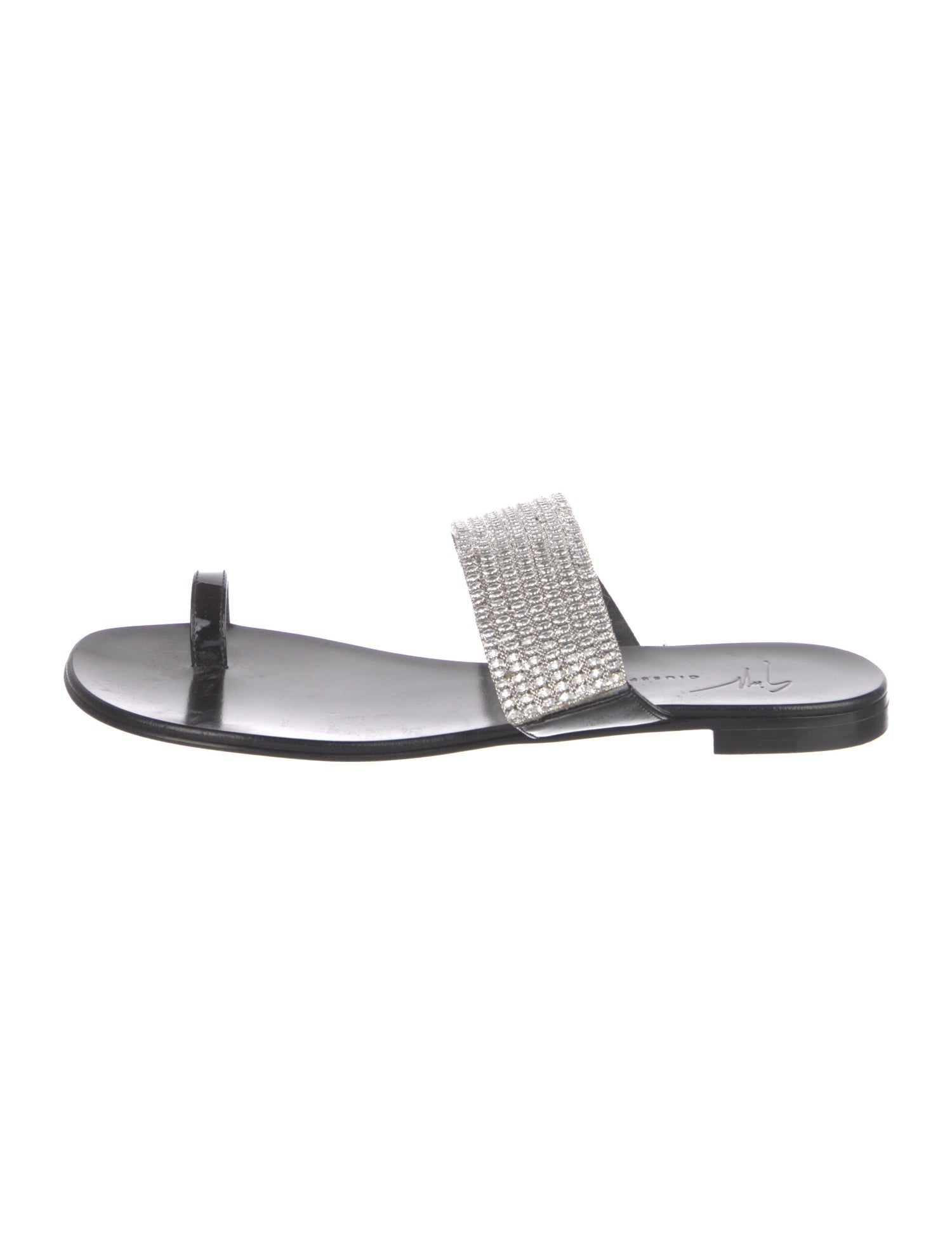 Giuseppe Zanotti Leather Slides