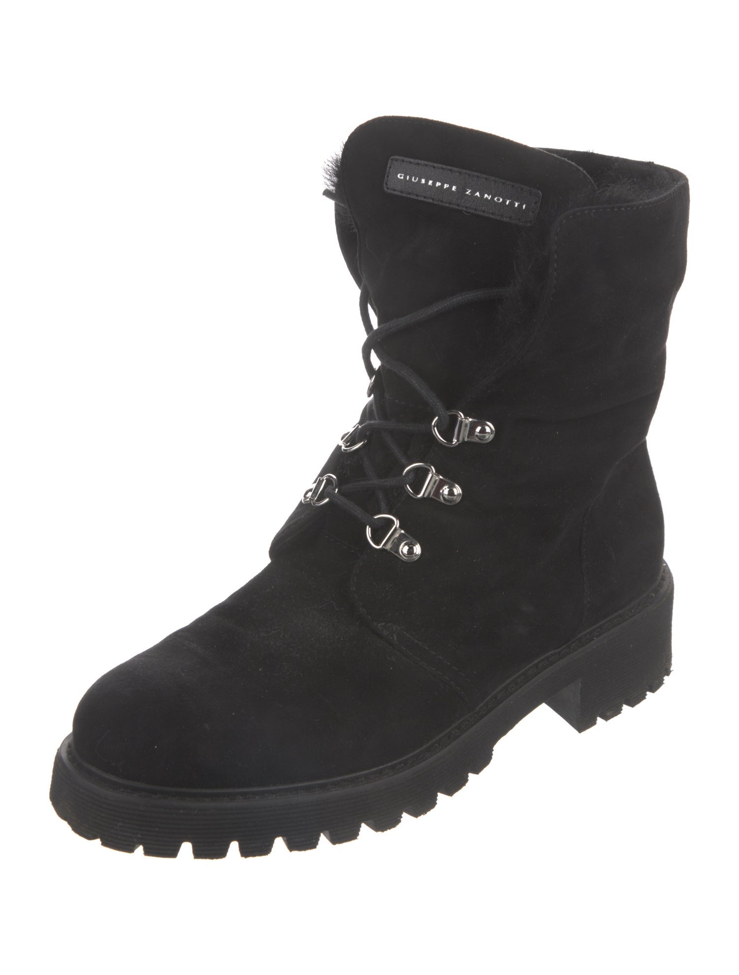 Giuseppe Zanotti Suede Combat Boots