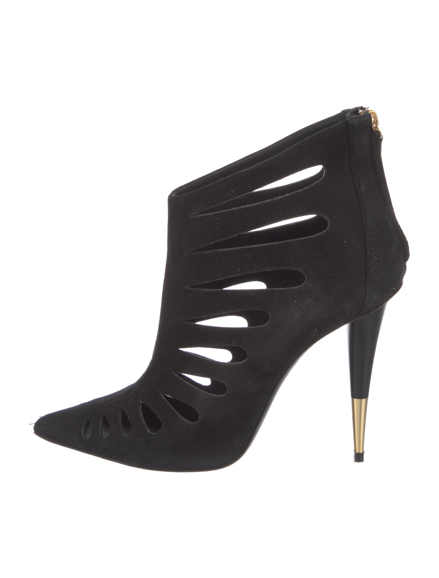 Giuseppe Zanotti Suede Cutout Accent Boots