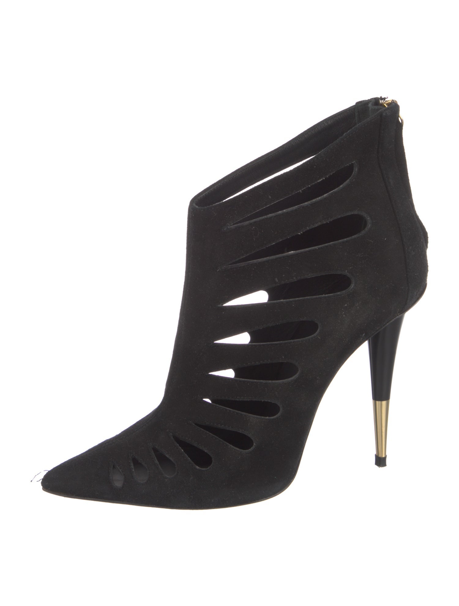 Giuseppe Zanotti Suede Cutout Accent Boots