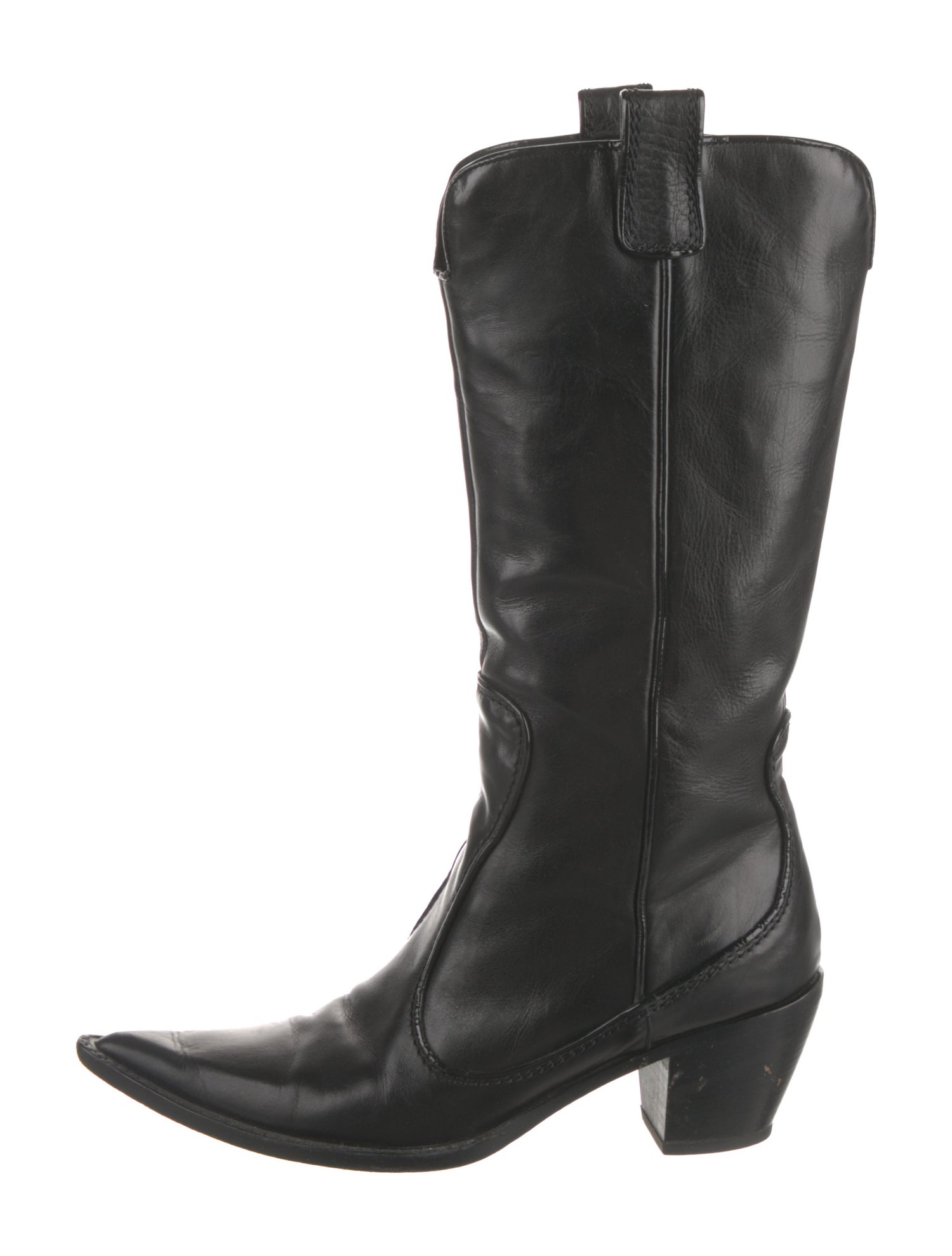 Giuseppe Zanotti Leather Western Boots