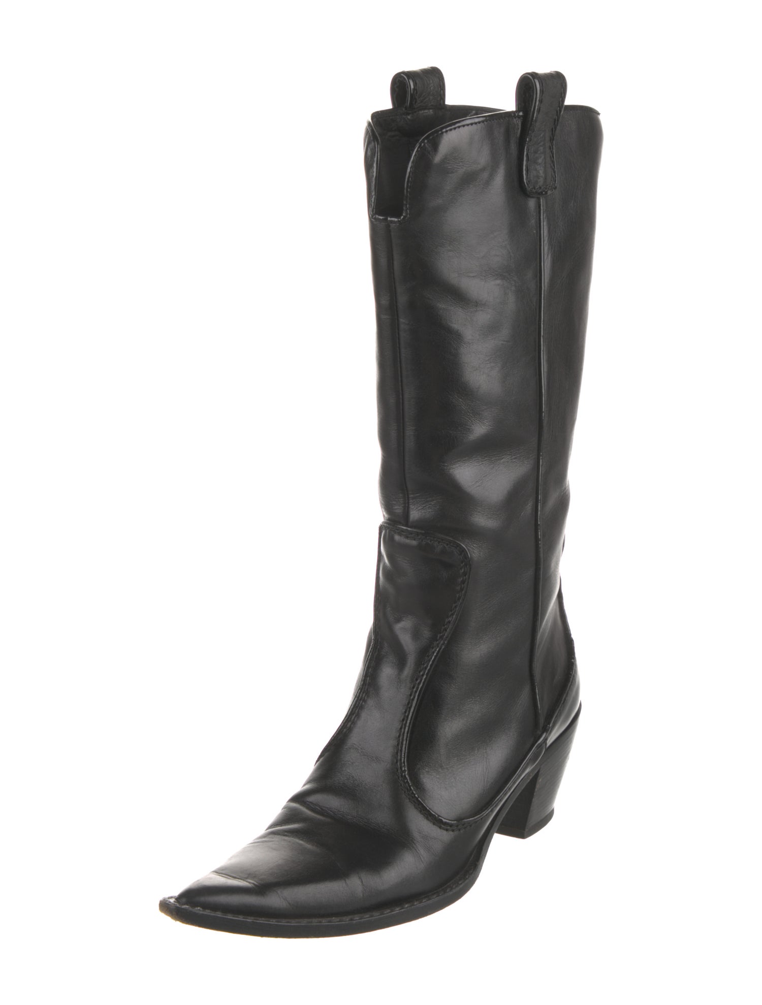 Giuseppe Zanotti Leather Western Boots