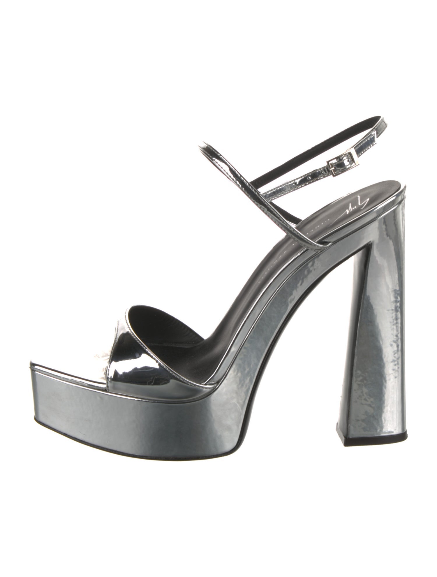 Giuseppe Zanotti Patent Leather Slingback Sandals