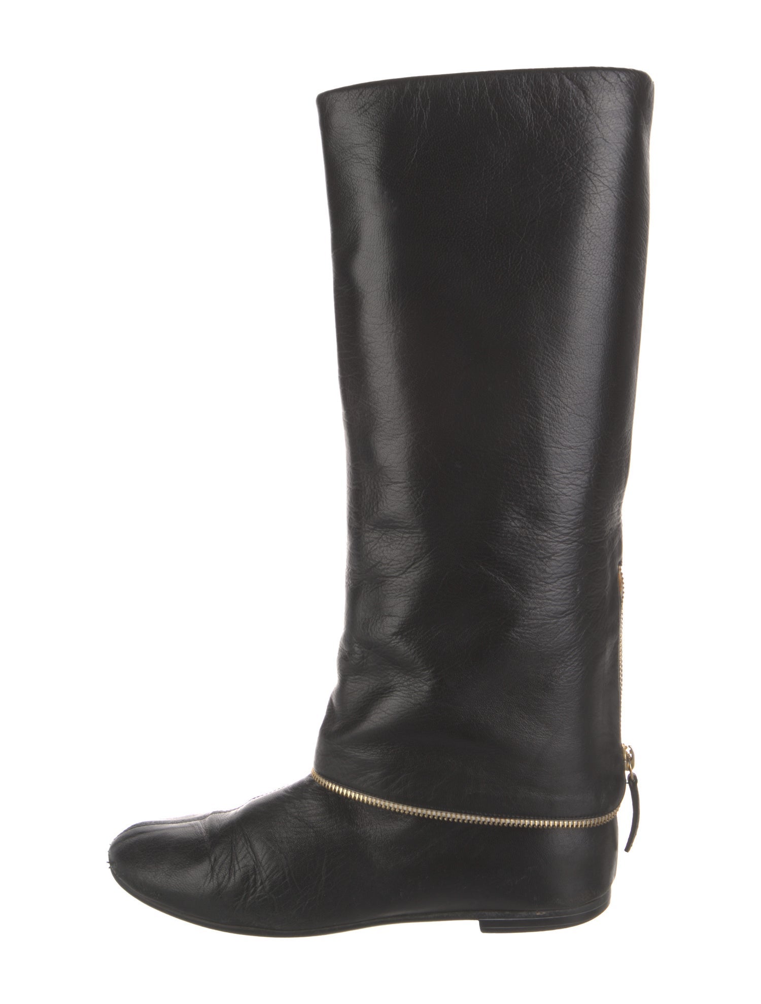 Giuseppe Zanotti Leather Riding Boots